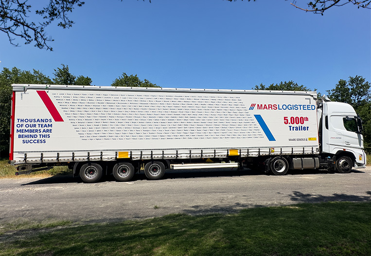 Mars Logistics 5000. Treylerini Çalışanlarının İsimleriyle Yola Çıkardı